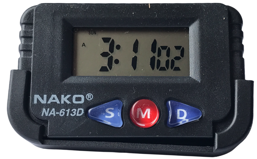 Reloj digital para auto